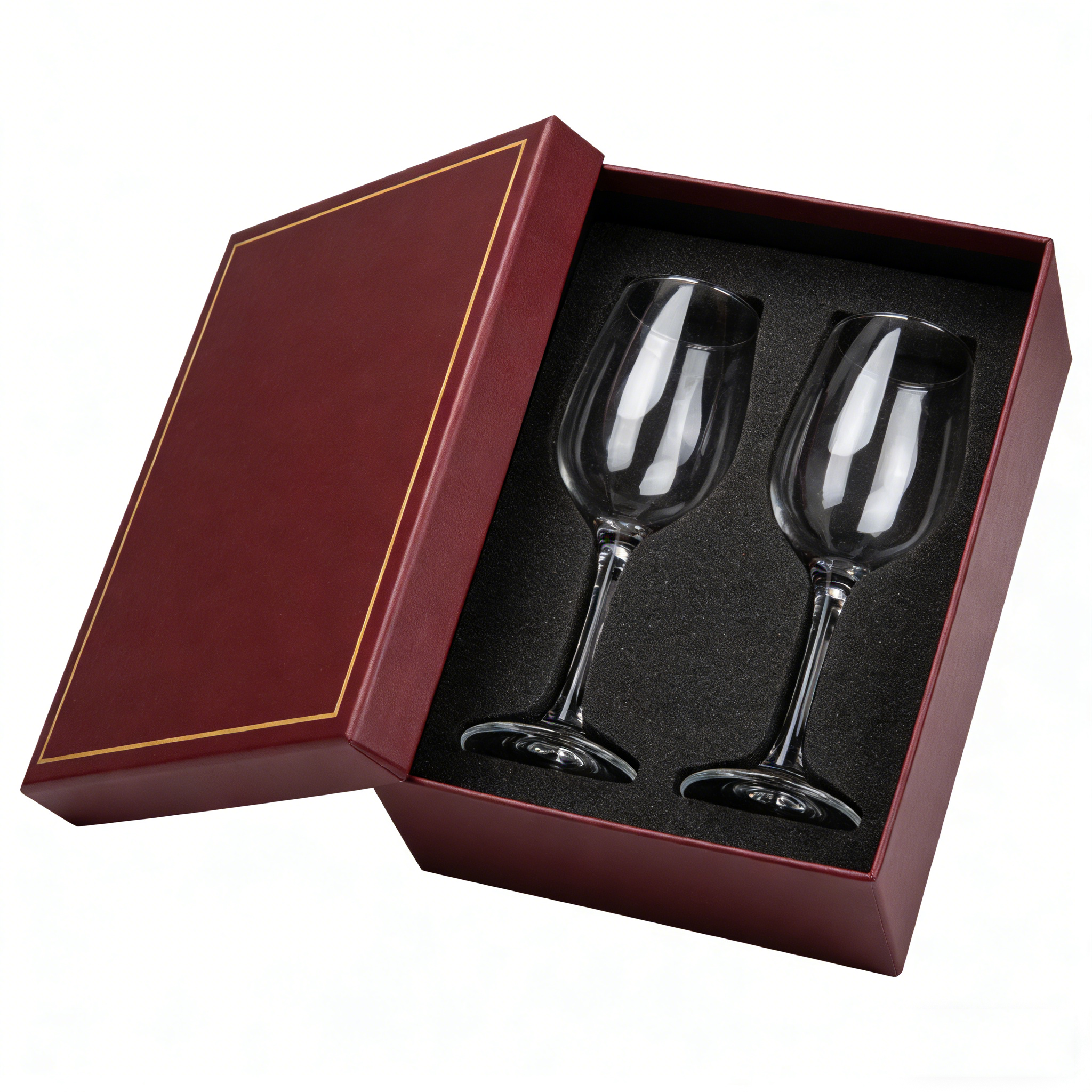 Personalised Wine Glass Gift Box Set